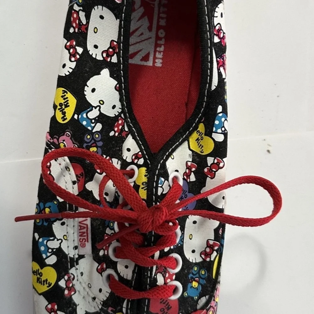 Vans x Hello Kitty Sneakers – Men Size 8/Women 9.5 –Worn Once- Good Condition - Picture 3 of 6